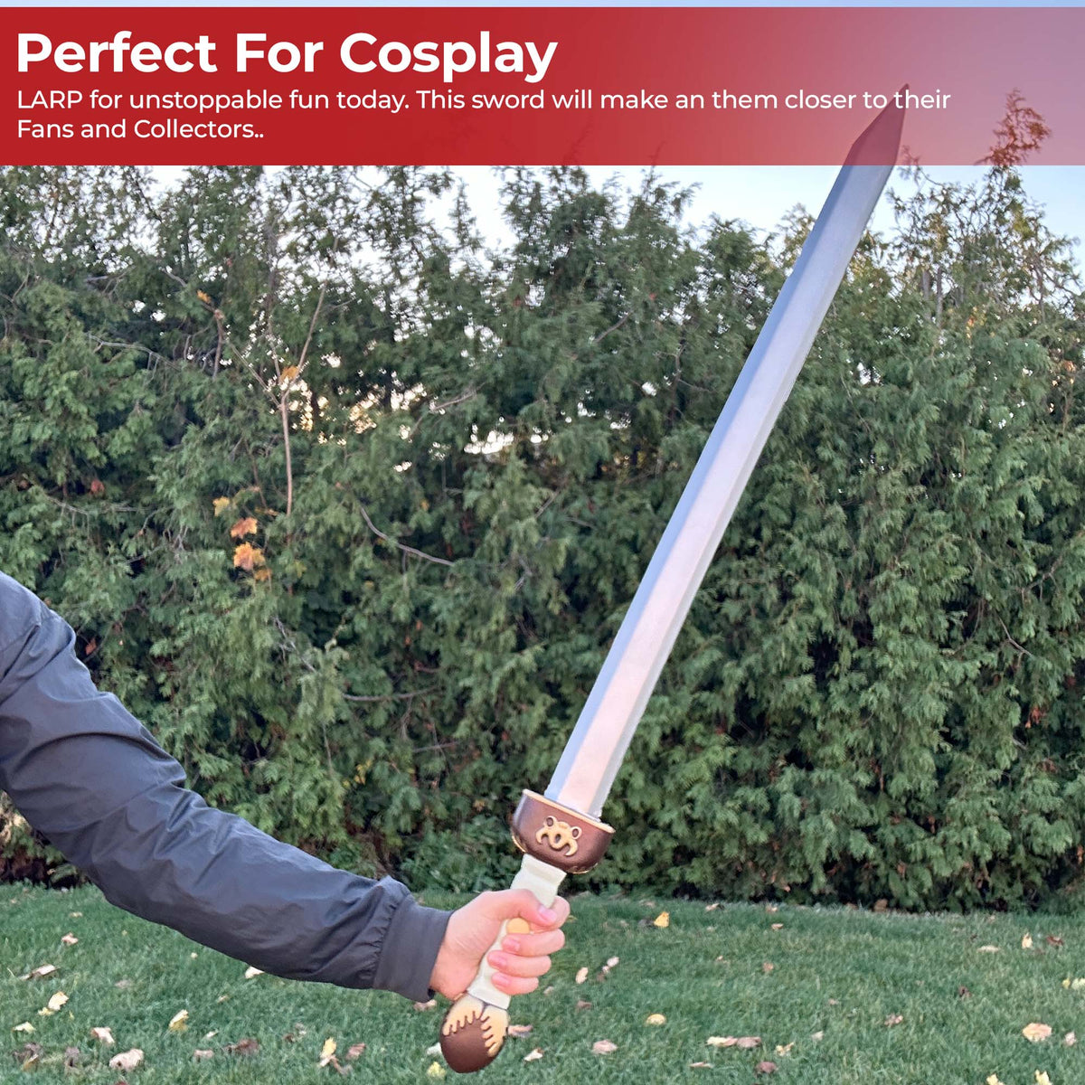 The Spaniard LARP Foam Roman Gladius Sword swords - Tophatter Daily Deals