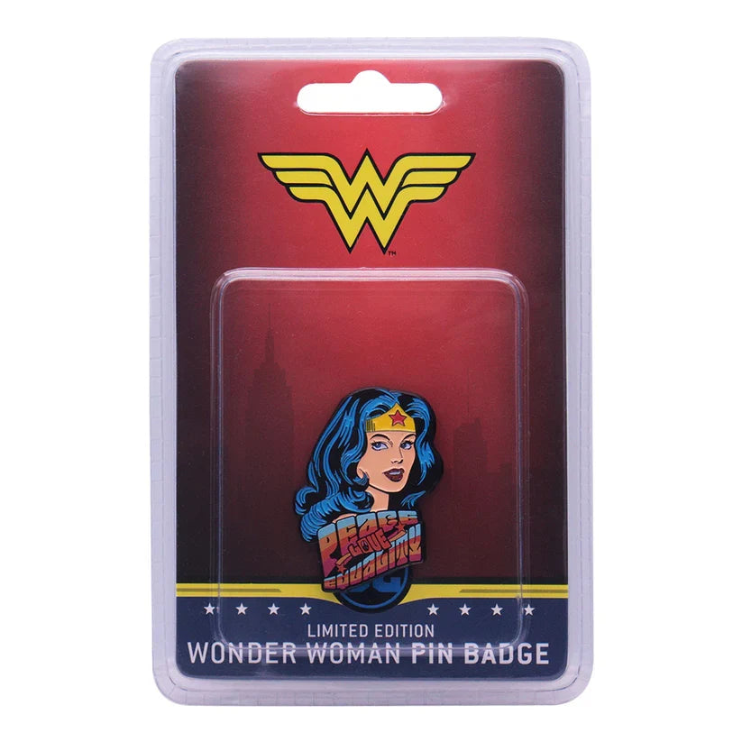 DC Comics Wonderwoman Limited Edition Pin Badge Pin Badge - Tophatter Daily Deals