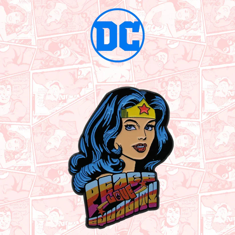 DC Comics Wonderwoman Limited Edition Pin Badge Pin Badge - Tophatter Daily Deals
