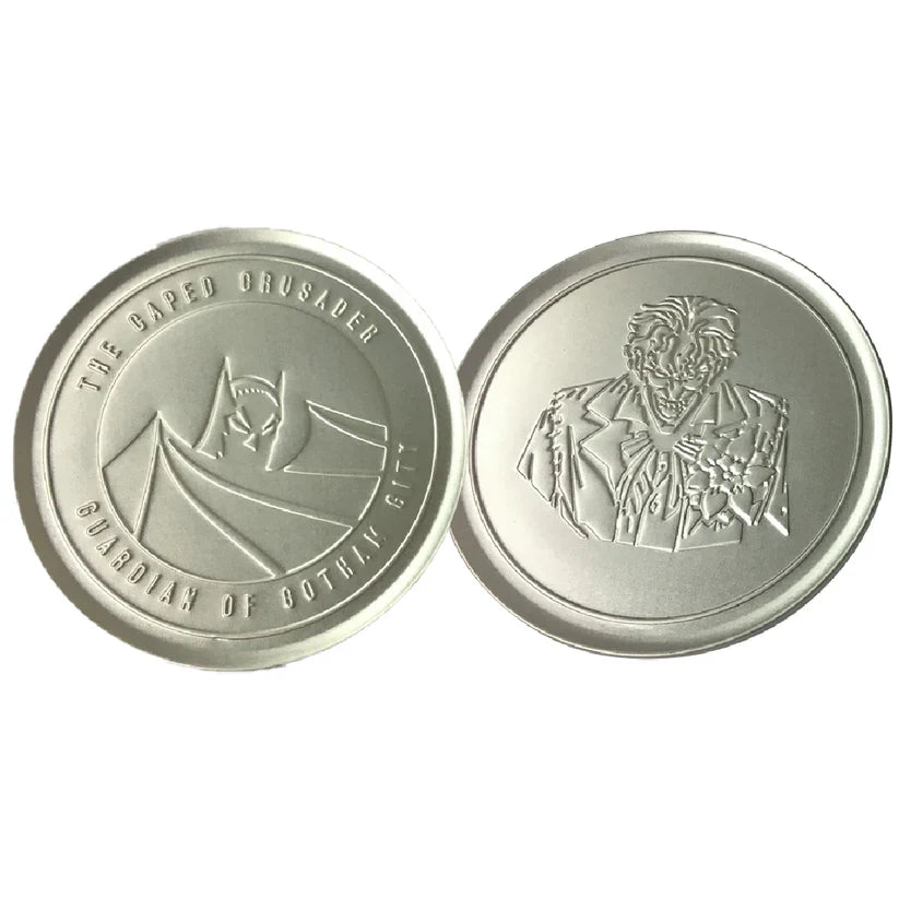 DC Batman - Set of 4 Embossed Metal Coasters