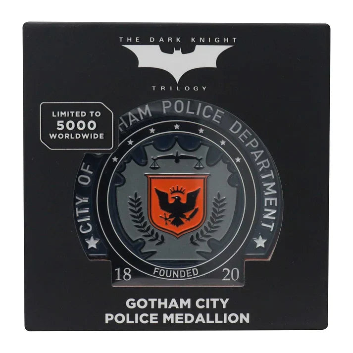 DC The Dark Knight Limited Edition Gotham City Police Badge Medallion Cosplay Prop - Tophatter Daily Deals