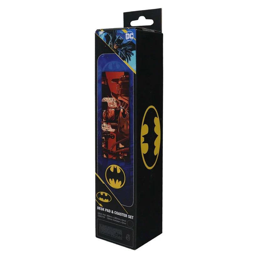 DC Batman - XL Desk Pad & Coaster Set