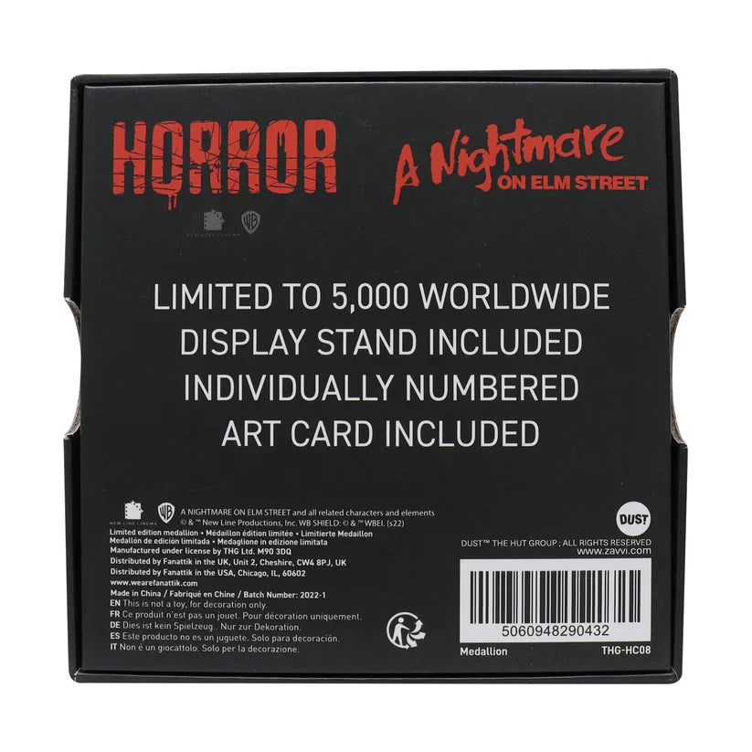 A Nightmare on Elm Street Limited Edition Medallion Cosplay Prop - Tophatter Daily Deals