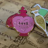 Harry Potter Limited Edition Potions Triple Pin Badge Set Pin Badge - Tophatter Daily Deals