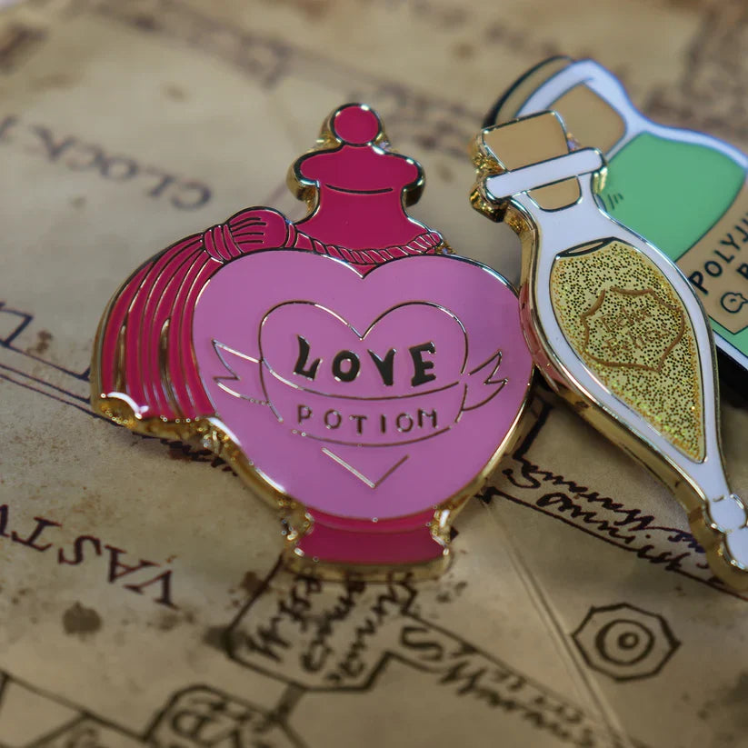 Harry Potter Limited Edition Potions Triple Pin Badge Set Pin Badge - Tophatter Daily Deals