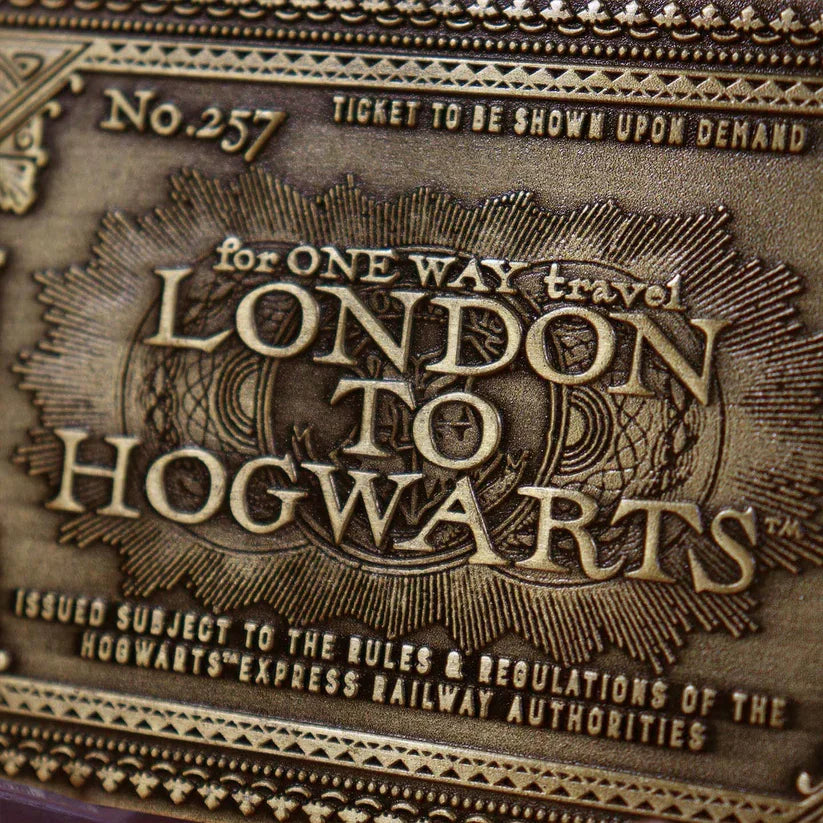 Harry Potter - Limited Edition Replica Hogwarts Express Train Ticket Collectible Replica - Tophatter Daily Deals