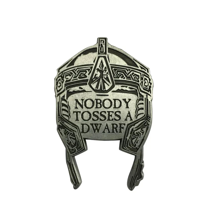 The Lord of the Rings Limited Edition Dwarf Tossing Pin Badge Pin Badge - Tophatter Daily Deals