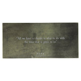 The Lord of the Rings - Limited Edition The Fellowship Plaque Collectible Merchandise - Tophatter Daily Deals