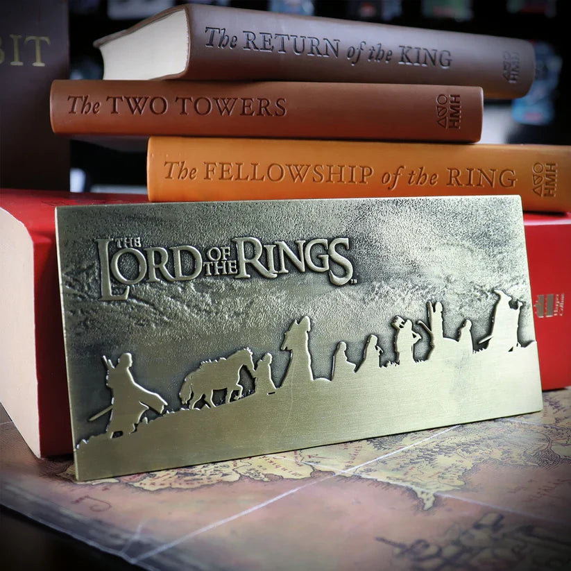 The Lord of the Rings - Limited Edition The Fellowship Plaque Collectible Merchandise - Tophatter Daily Deals