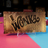 Willy Wonka and the Chocolate Factory - Collector's Edition Replica Golden Ticket Collectible Replica - Tophatter Daily Deals