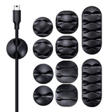 10-Pack: Self Adhesive Cable Clips For Cord Holders Managing Cables Wires Wire Organizer - Tophatter Daily Deals