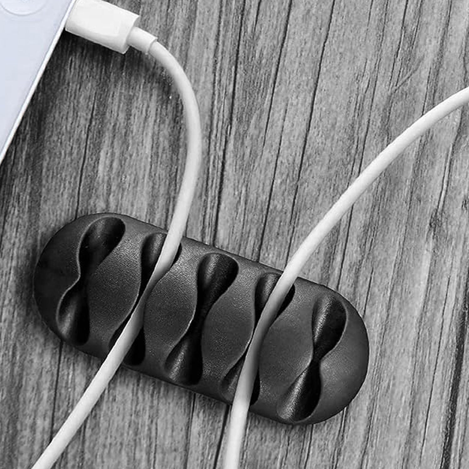 10-Pack: Self Adhesive Cable Clips For Cord Holders Managing Cables Wires Wire Organizer - Tophatter Daily Deals