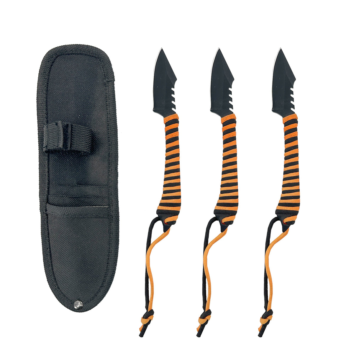 Tiger on the Prowl Hunting & Throwing Knife Set knives - Tophatter Daily Deals