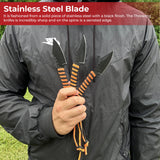 Tiger on the Prowl Hunting & Throwing Knife Set knives - Tophatter Daily Deals