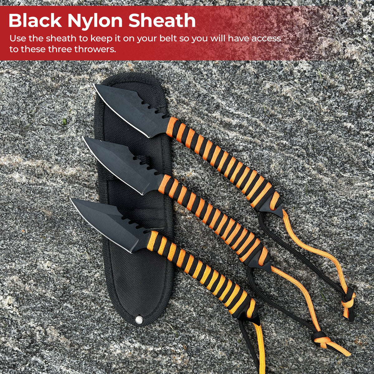 Tiger on the Prowl Hunting & Throwing Knife Set knives - Tophatter Daily Deals