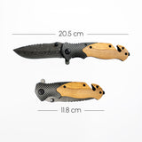 Fire and Steel - Timber Folding Knife Fire and Steel Exclusive - Tophatter Daily Deals