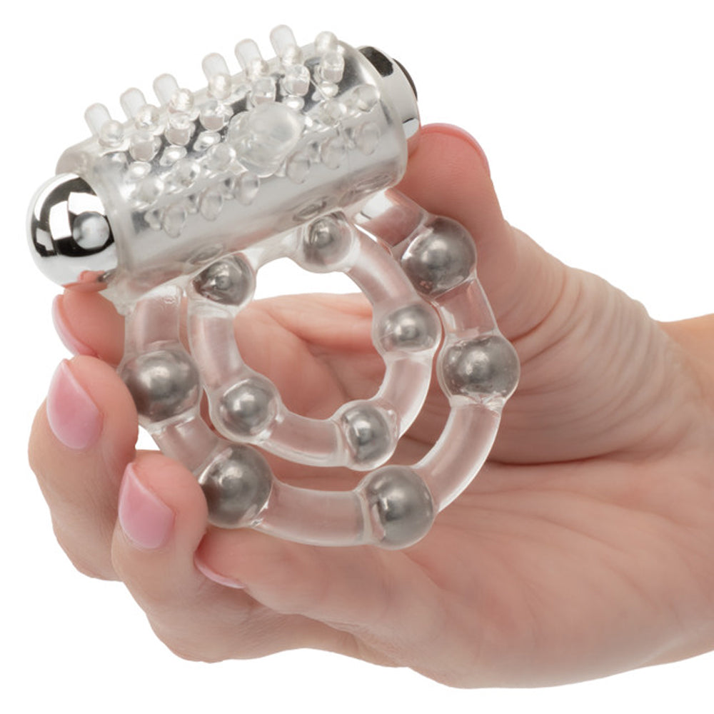 Maximus Waterproof Enhancement Ring with 10 Stroker Beads – Cock Ring > Cock Ring > Single - Tophatter Daily Deals