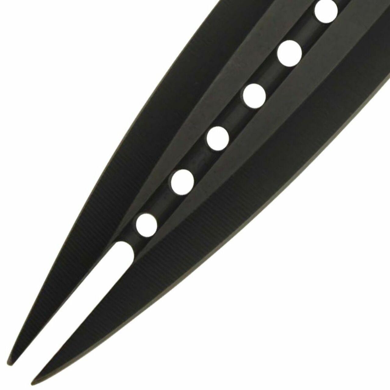 Forked Devil Three-Piece Throwing Knives knives - Tophatter Daily Deals