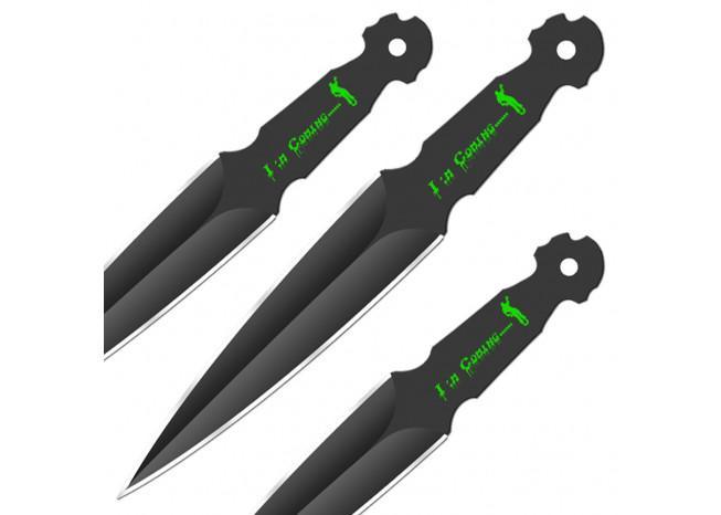 Corpse Defiance Im Coming Throwing Knife Set knives - Tophatter Daily Deals
