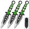 3 Pcs Darkest Hour Throwing Knives Set - TOPHATTER'S ARMORY DEALS Collectible Weapons - Tophatter Daily Deals