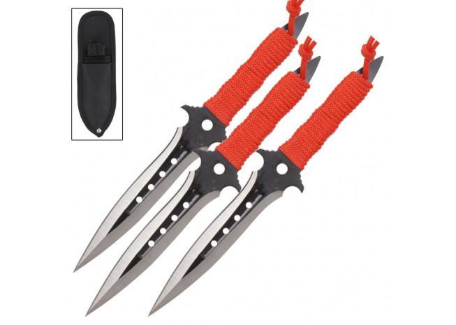 Sunset Heaven Triple Threat Thrower Set knives - Tophatter Daily Deals
