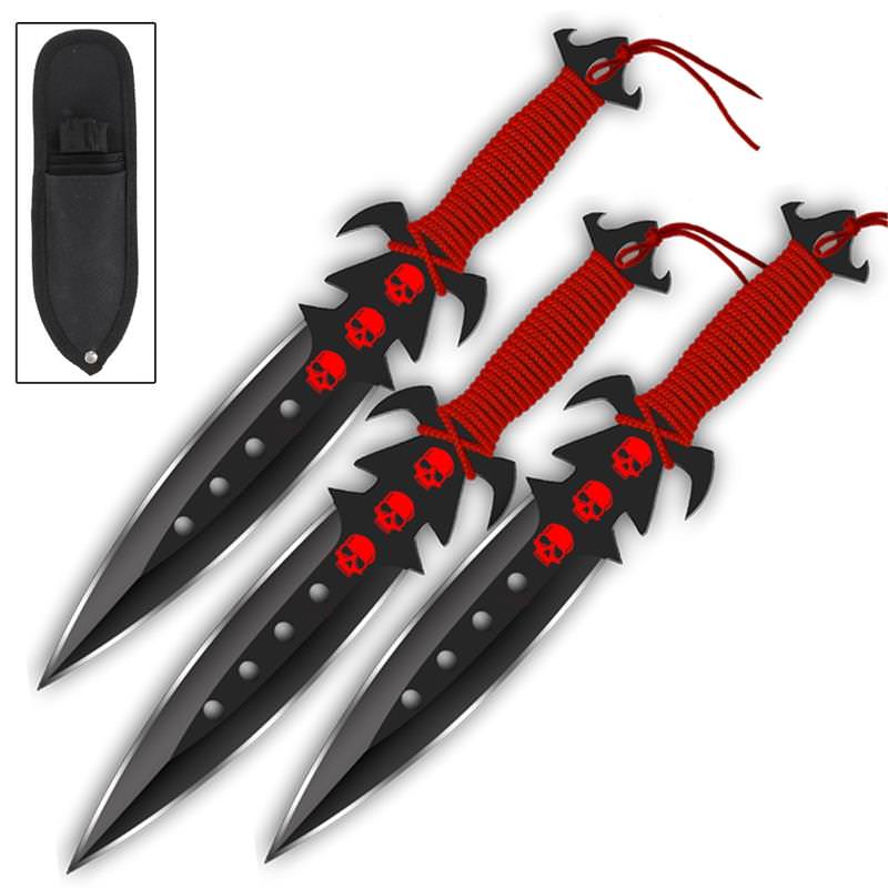 Ancestral Deadly Triad Throwing Knife Practice Set - Tophatter's Guns'N'Weapons Store Collectible Weapons - Tophatter Daily Deals