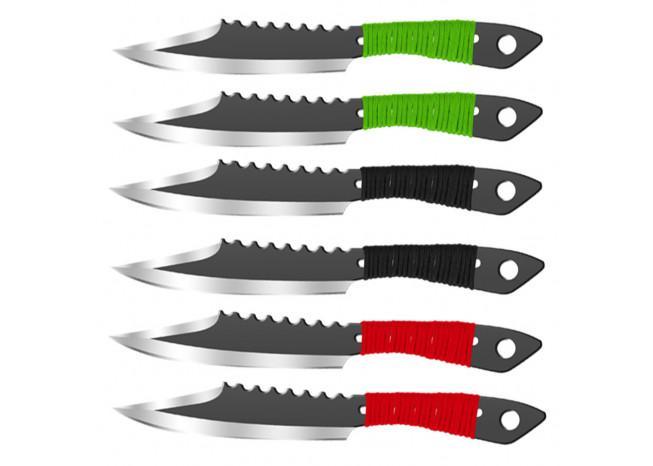 Shark Bite Drop Point Throwing Knife Set knives - Tophatter Daily Deals