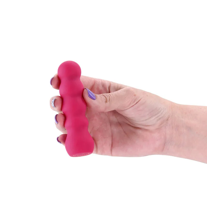NS Novelties X and Os Embrace (Pink / Purple) – Waterproof Rechargeable Vibrator > Vibrators > Mini Vibrators - Tophatter Daily Deals