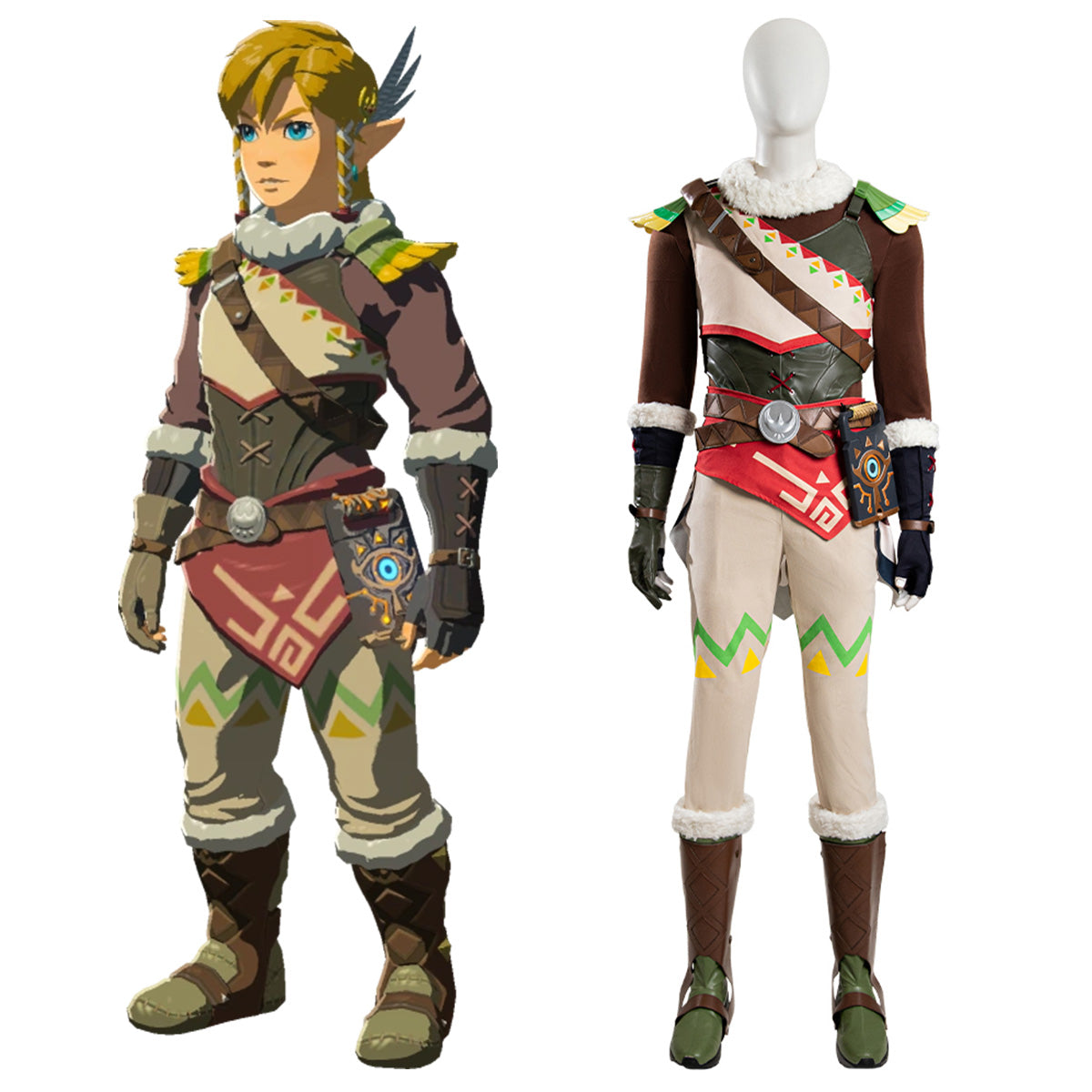 TLOZ: Tears of the Kingdom Link Snowquill Set Cosplay Costume Costume - Tophatter Daily Deals