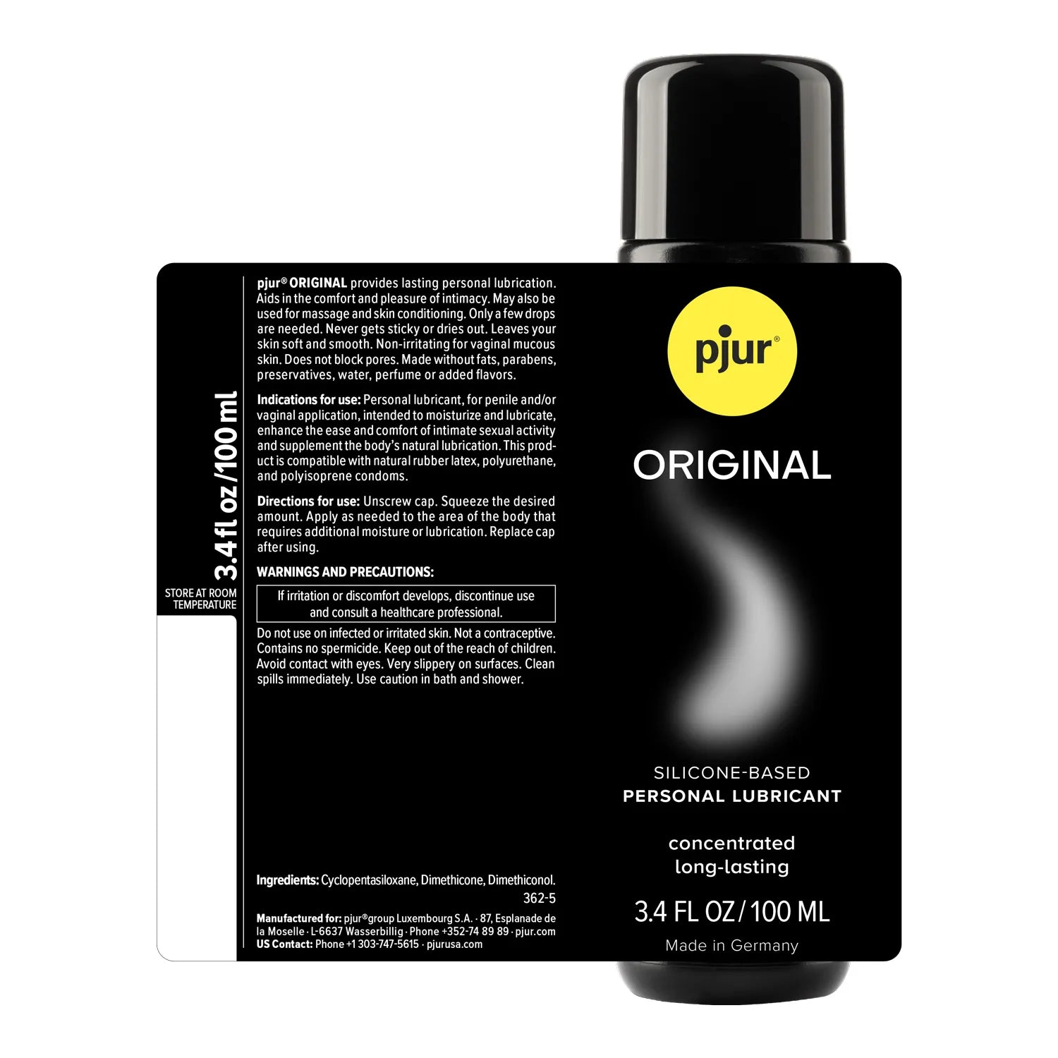 Pjur Original – Premium Silicone Personal Lubricant 500ml > Lube > Silicone - Tophatter Daily Deals