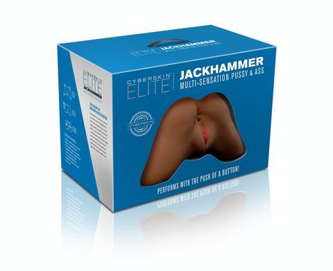Cyberskin Elite Jackhammer Pussy and Ass Brown - Tophatter Daily Deals