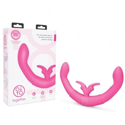 Together Toy Double Ended Dildo Rabbit Vibrator > Dildos > Double Dildos - Tophatter Daily Deals