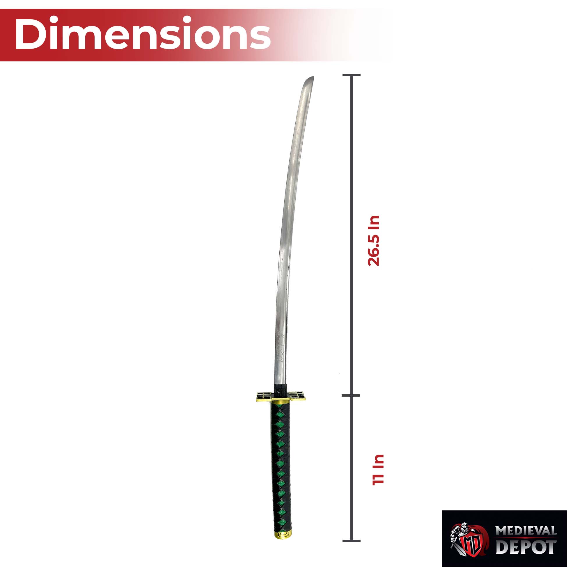 Tokito Muichiro Collectible Demon Slayer Replica Mist Hashira Nichirin Katana Sword Swords - Tophatter Daily Deals