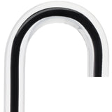 Dr. House Inspired Flame Cane - Clear Acrylic, Black Stripe Clear Lucite Walking Canes - Tophatter Daily Deals