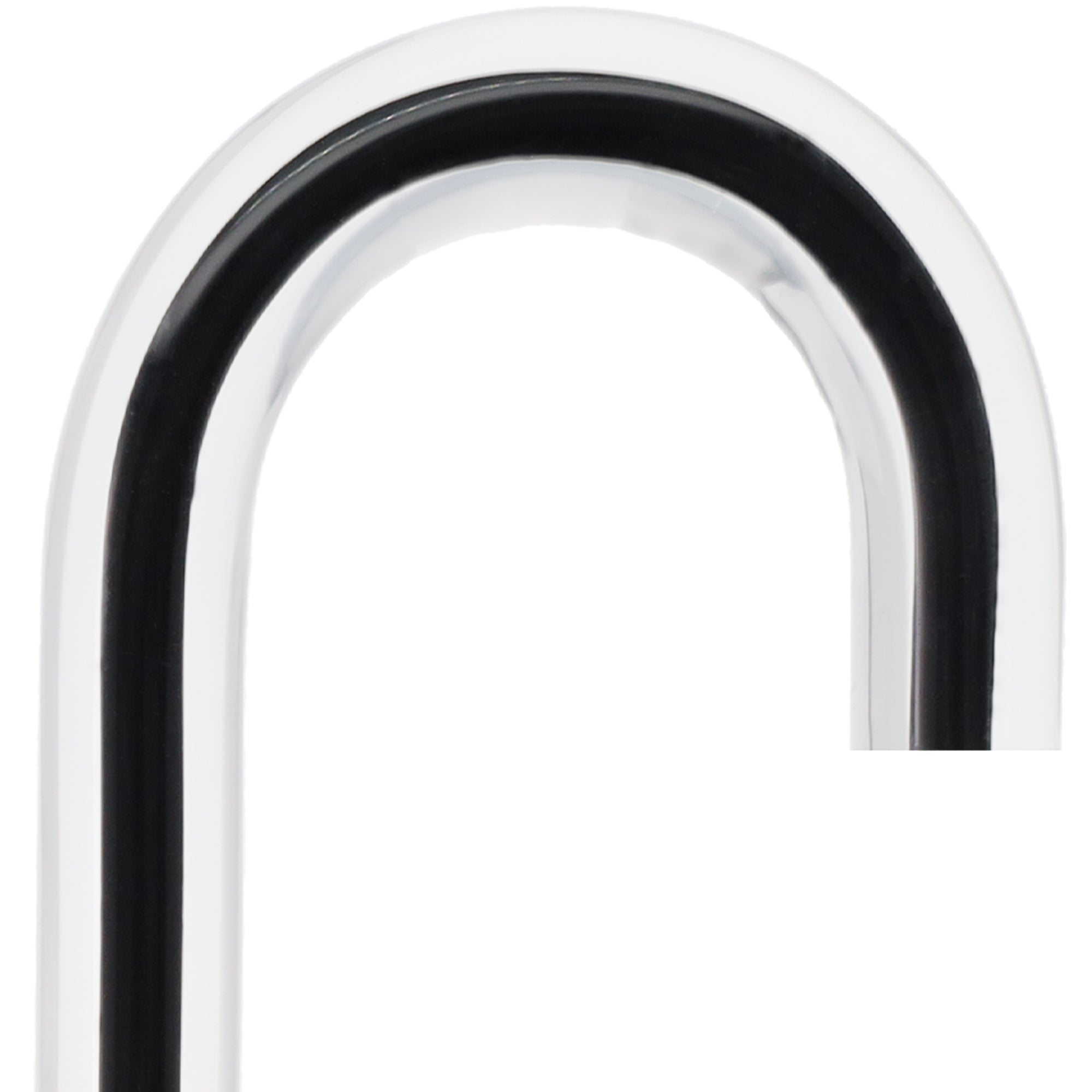 "The Obsidian Streak" Cane: Black Line in Invisible Shaft Clear Lucite Walking Canes - Tophatter Daily Deals