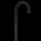 Obsidian Helix Cane: Sophisticated Black Twists, Clear Shaft Clear Lucite Walking Canes - Tophatter Daily Deals