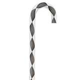 Obsidian Helix Cane: Sophisticated Black Twists, Clear Shaft Clear Lucite Walking Canes - Tophatter Daily Deals
