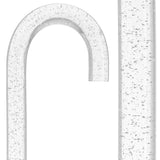 Clear Silver Luminance: Sparkle-Infused, Invisible Clear Shaft Clear Lucite Walking Canes - Tophatter Daily Deals