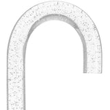 Clear Silver Luminance: Sparkle-Infused, Invisible Clear Shaft Clear Lucite Walking Canes - Tophatter Daily Deals