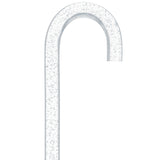 Clear Silver Luminance: Sparkle-Infused, Invisible Clear Shaft Clear Lucite Walking Canes - Tophatter Daily Deals