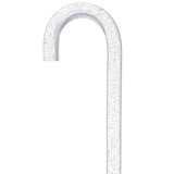 Clear Silver Luminance: Sparkle-Infused, Invisible Clear Shaft Clear Lucite Walking Canes - Tophatter Daily Deals
