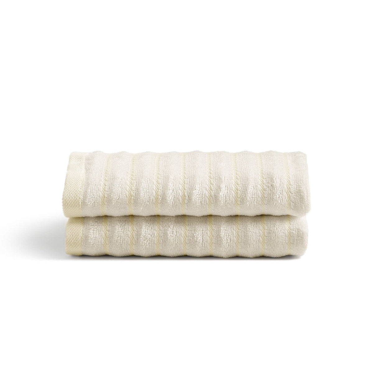 Luxury Towel Set Hand Towel (2-Pack) Ivory Bath - Tophatter Daily Deals