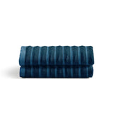 Luxury Towel Set Hand Towel (2-Pack) Navy Blue Bath - Tophatter Daily Deals
