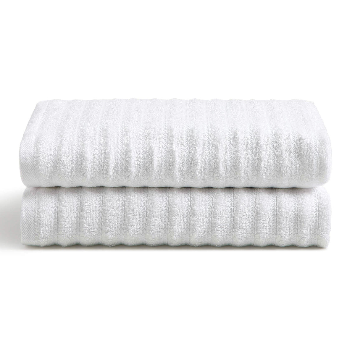 Luxury Towel Set Standard Towel (2-Pack) White Bath - Tophatter Daily Deals