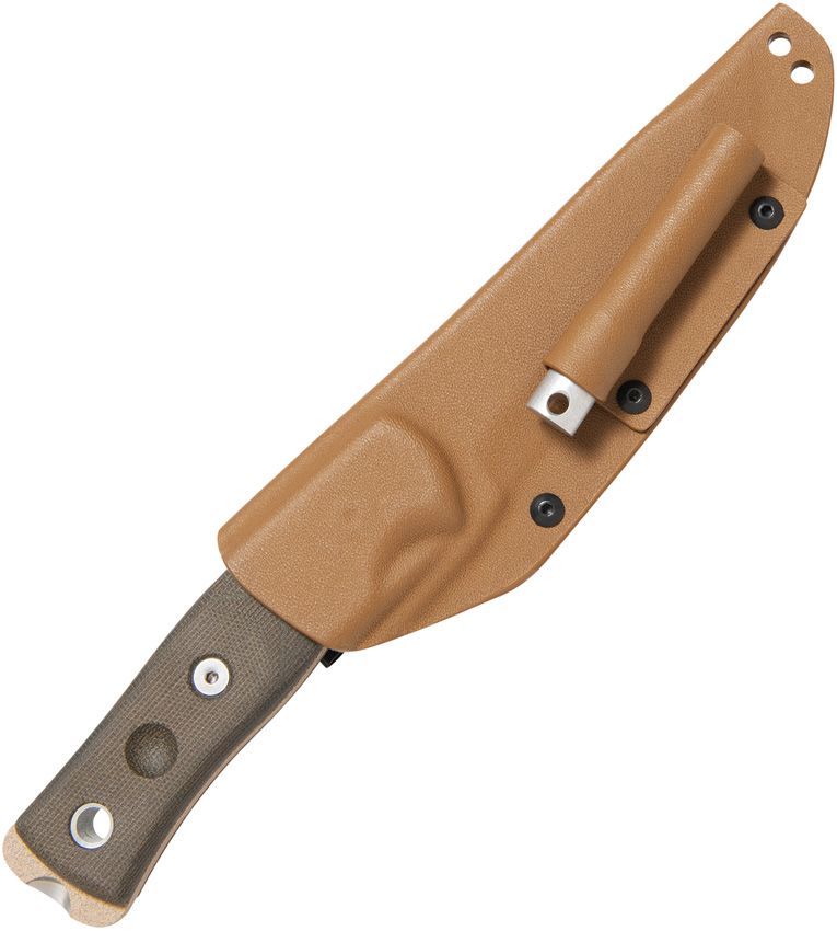 TOPS Knives Fieldcraft BOB Hunter Fixed Blade - Micarta Handle - 1095 Carbon Steel - BROS-TAN Fixed Blade - Tophatter Daily Deals