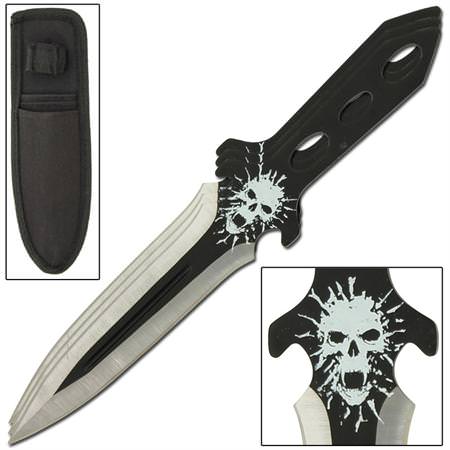 Hellraiser 3 Piece Throwing Knives Set With Sheath - Tophatter Daily Deals