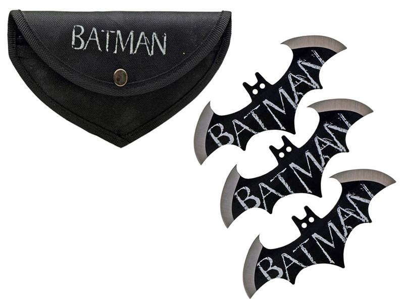 3 Pcs Bat Thrower Throwing Knife Set - TOPHATTER'S ARMORY DEALS Collectible Weapons - Tophatter Daily Deals