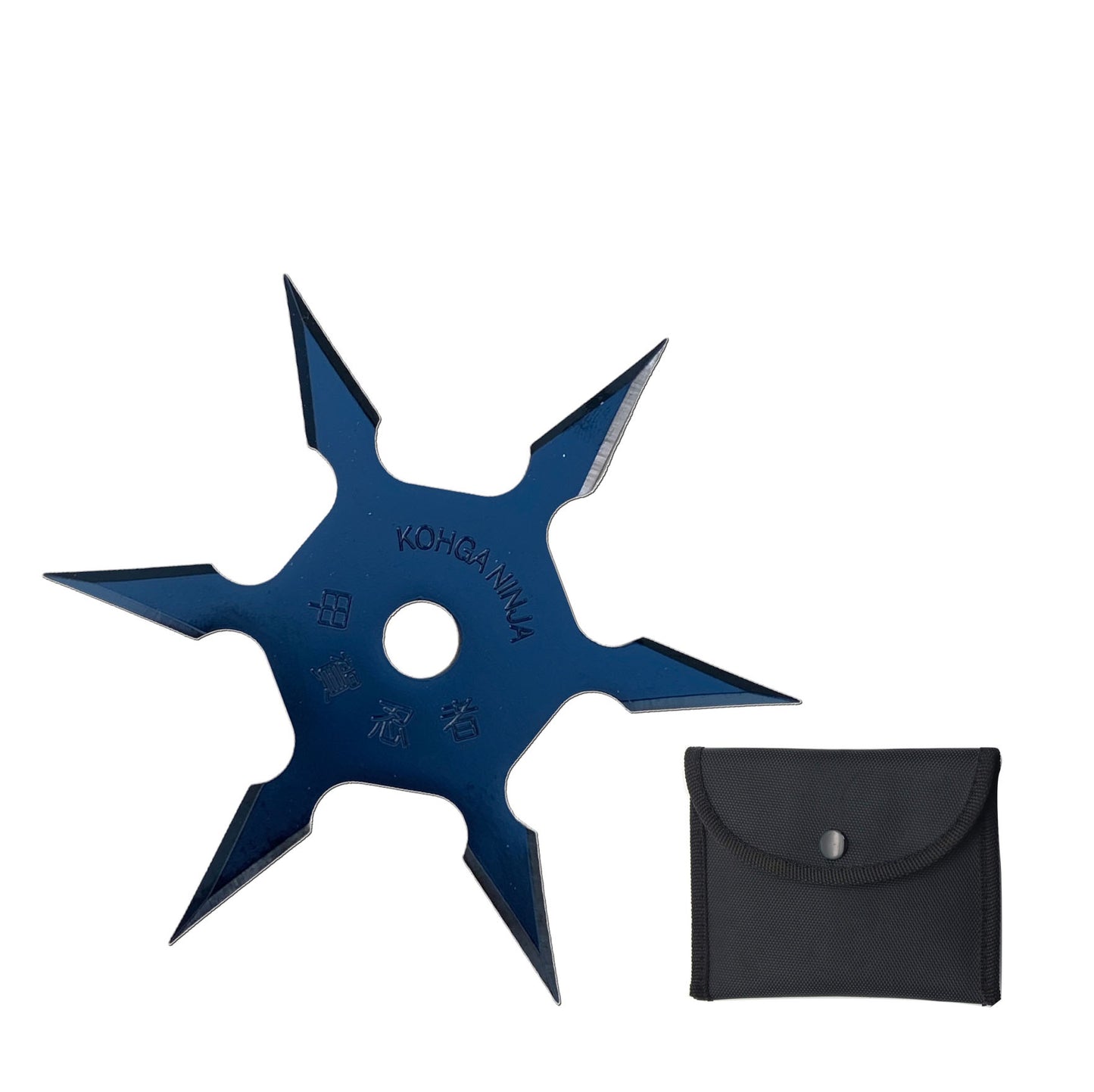 Black Khoga Ninja Six Point Sure Stick Throwing Star - TOPHATTER'S ARMORY DEALS Collectible Weapons - Tophatter Daily Deals