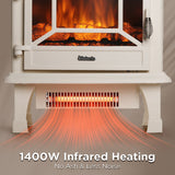 Suburbs TS20-SD Electric Fireplace Stove Heater with Sound Household Appliances - Tophatter Daily Deals