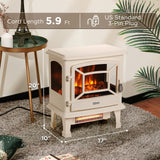 Suburbs TS20-SD Electric Fireplace Stove Heater with Sound Household Appliances - Tophatter Daily Deals